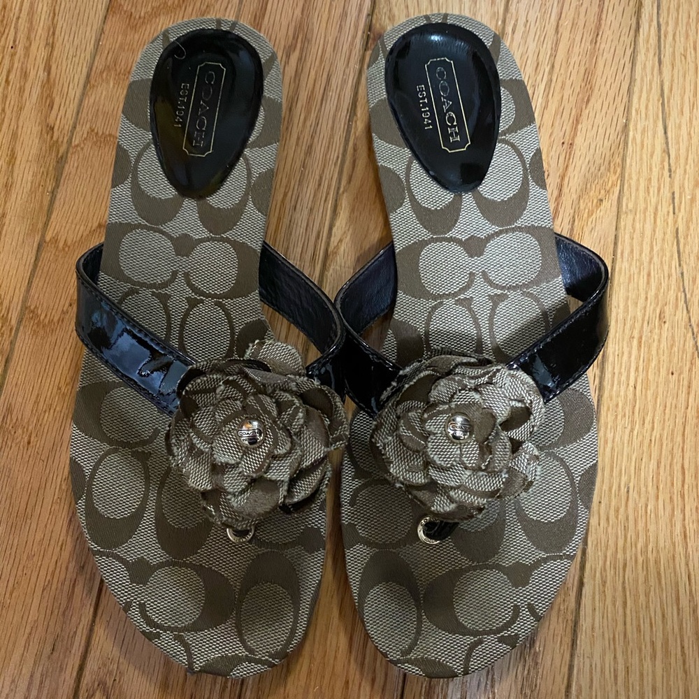 Coach flip flops - Picture 3 of 9